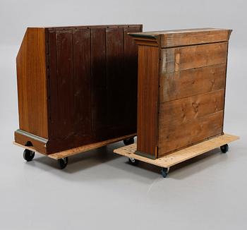 SKRIVSKÅP, daterat 1829.