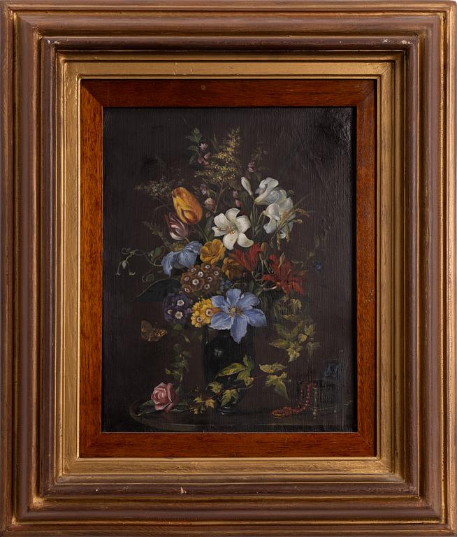 Unknown artist, 19th century, Flower still life.