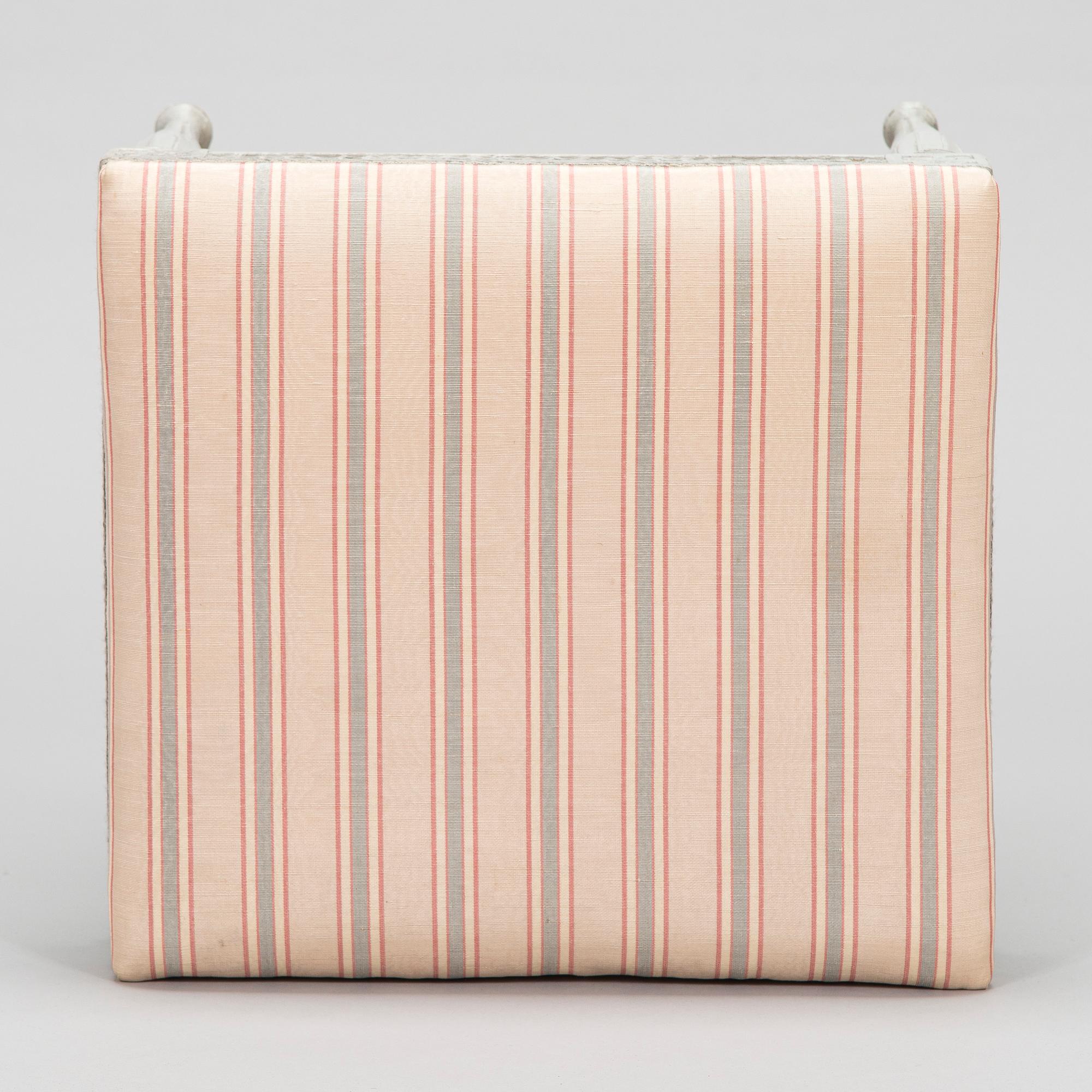 Taburetti, Erik Öhrmark, (mestari Tukholmassa 1777-1813), signeerattu ja sinettimerkitty, kustavilainen, Ruotsi.