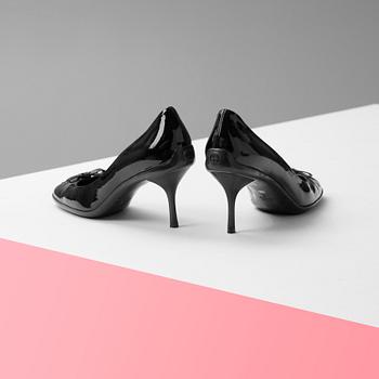 PUMPS, "Scar Pelle s Gomma", GUCCI, storlek 39 1/2.