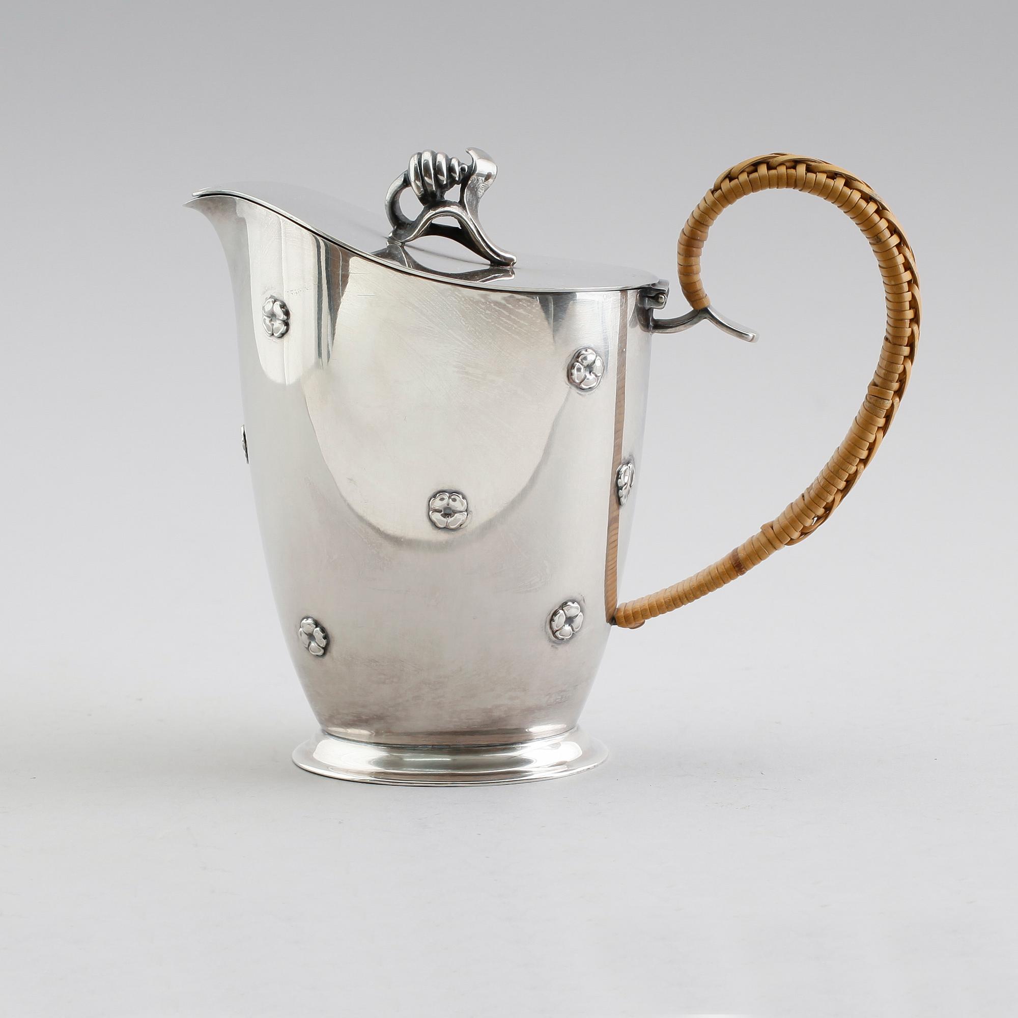 CHOKLADKANNA, nysilver, CG Hallberg, 1930-tal.