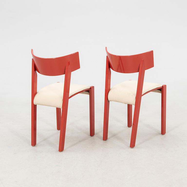 Ralf Lindberg chairs, 6 pcs "Tati" Gärsnäs 1980/90s.