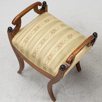 A pair of Karl-Johan stool, Sweden, first half of the 19th century.