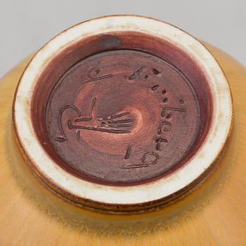 BERNDT FRIBERG, vas, stengods, Gustavsberg studio, signerad.