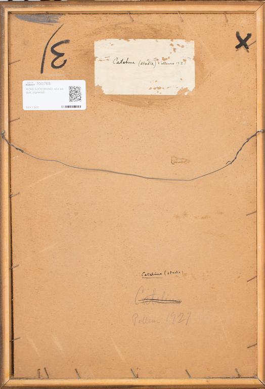 ACKE SJÖSTRAND, olja på duk, signerad.