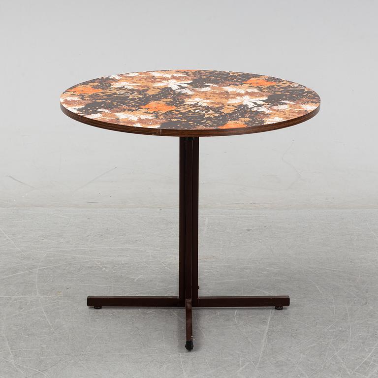 Cafébord, Sverige, 1970-tal.