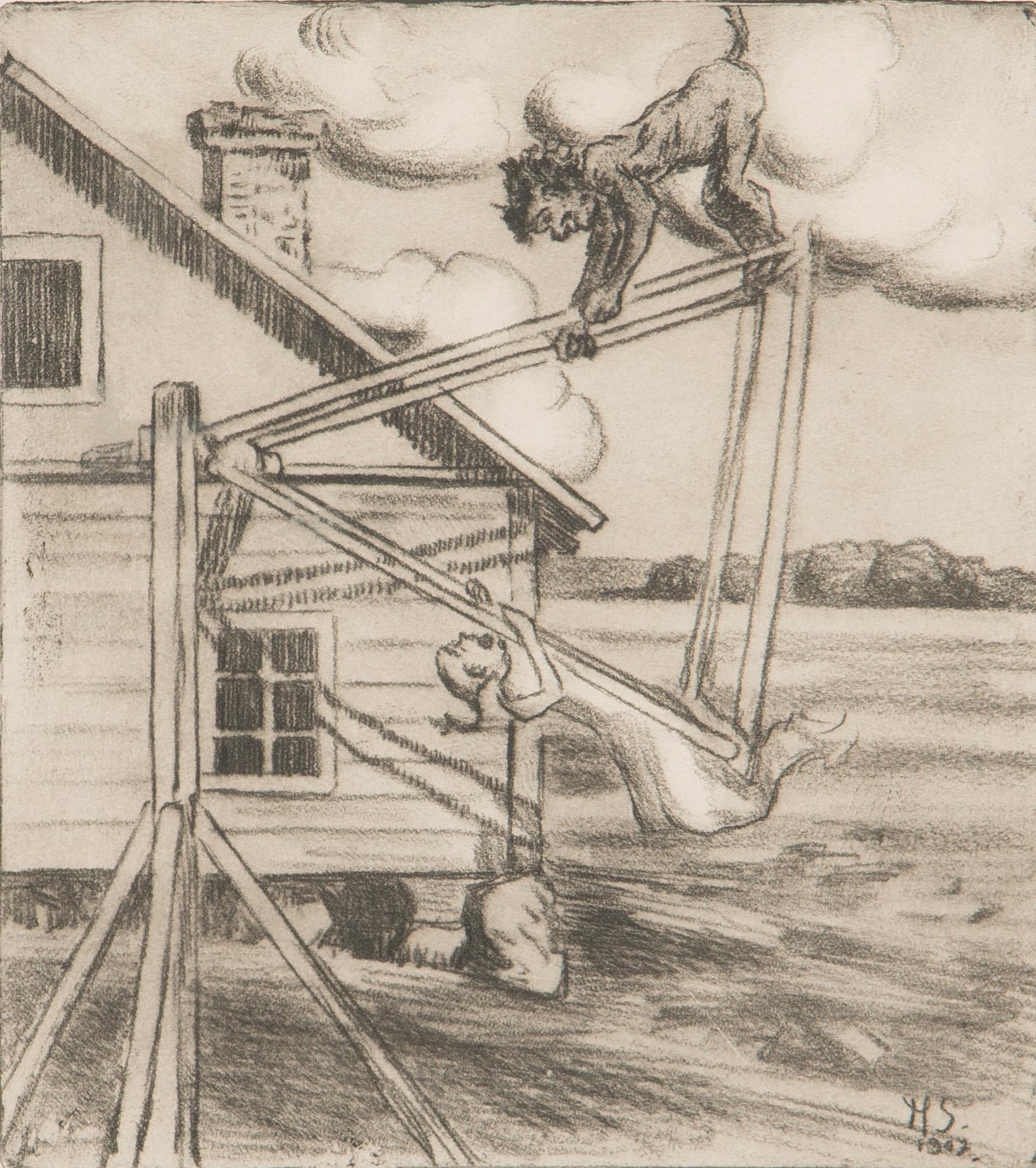 Hugo Simberg, The Swing.