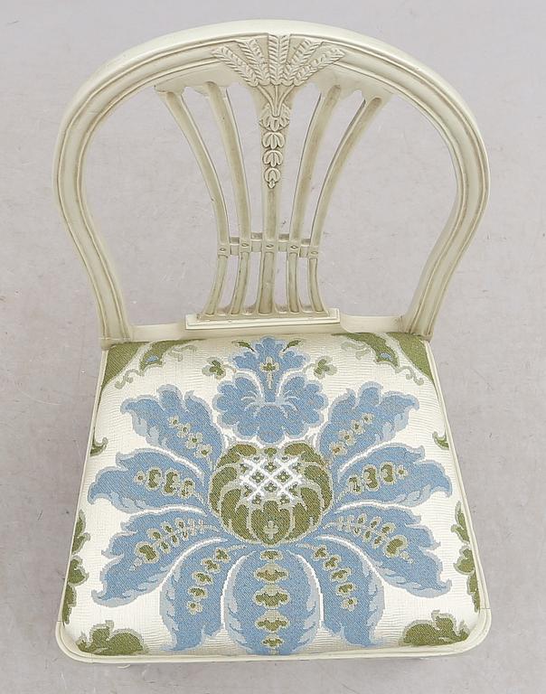 STOL, sengustaviansk, omkring år 1800.