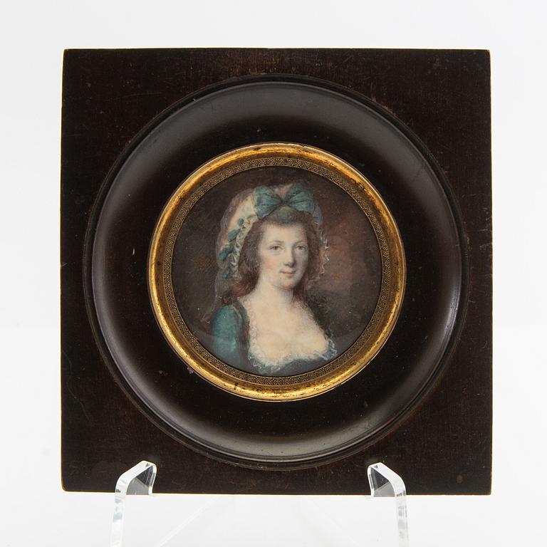 A collection of miniatures 5 pcs 17th/18th century.