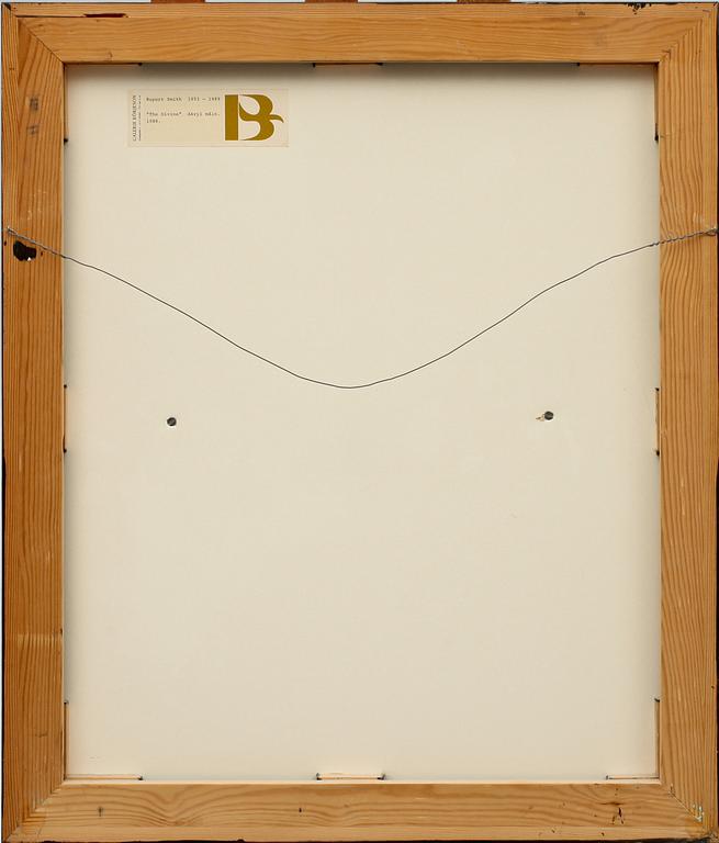 RUPERT JASEN SMITH, silkscreen/akryl på duk, a tergo sign och dat 1988 (dolt).