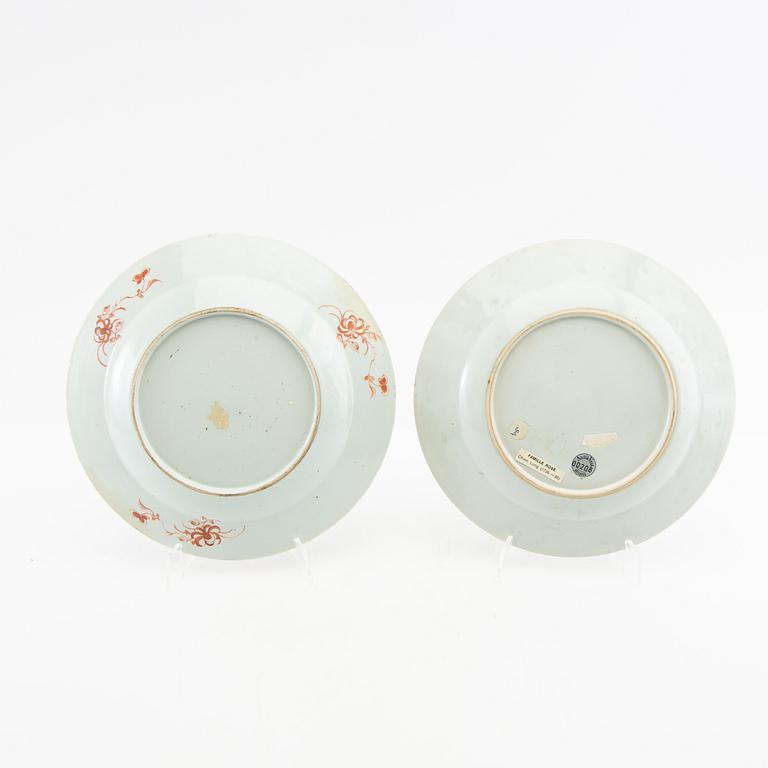 Plates 4 pcs China 18th century porcelain.