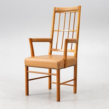 Josef Frank, Armchair, model 652, Svenskt Tenn, after 1985.