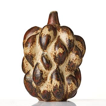 Axel Salto, a "Sung" glazed fruit-shaped stoneware vase, model 20818, ca 1946.