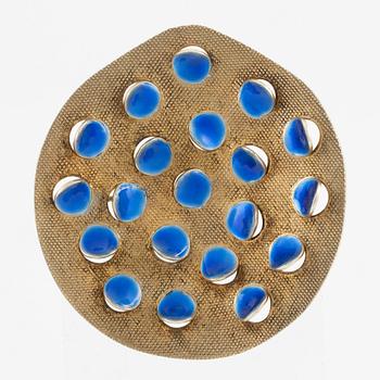 Grete Prytz-Kittelsen, brooch, sterling silver and enamel, Tostrup, Oslo.
