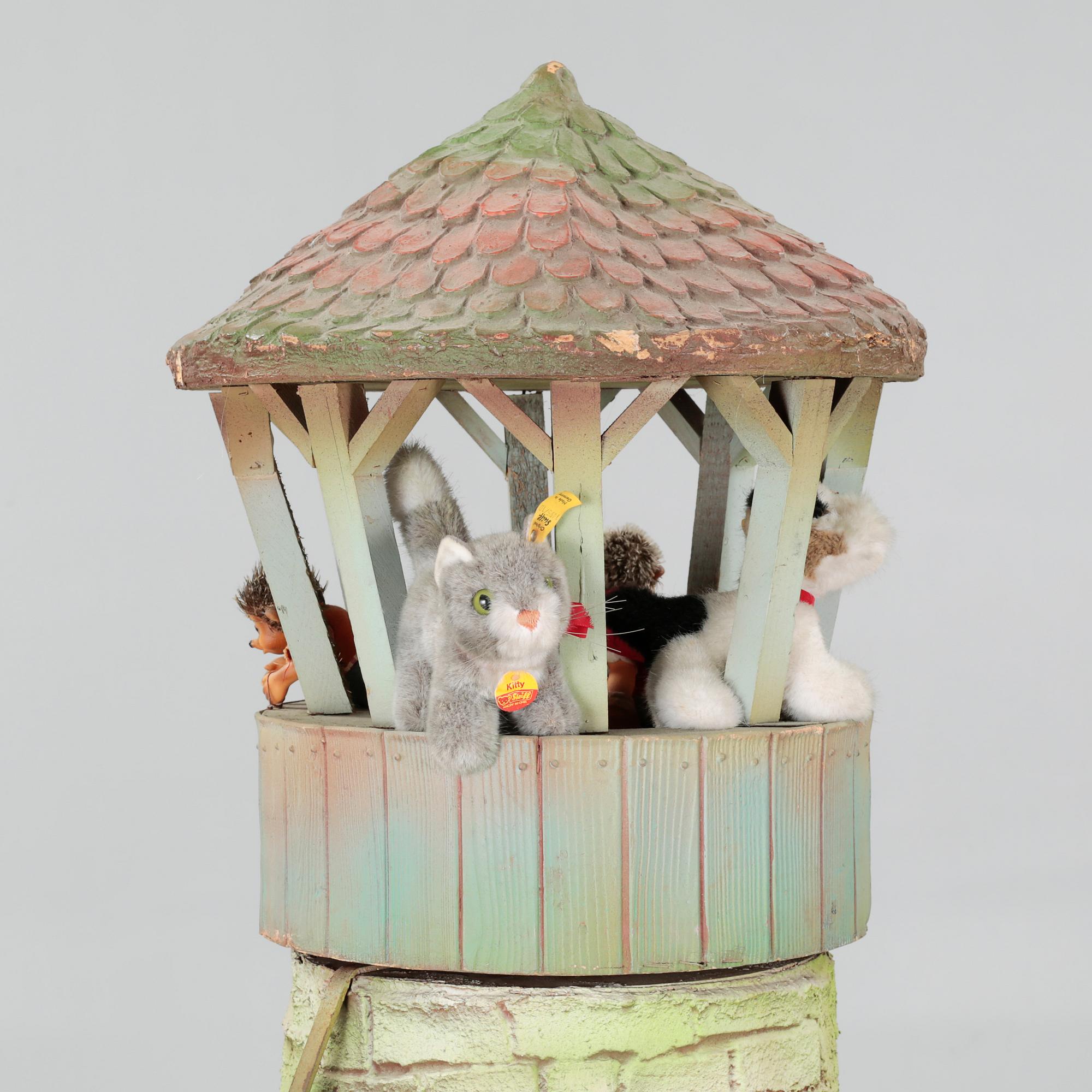 STEIFF, butiksdisplay, omkring 1900-talets mitt/tredje kvartal.
