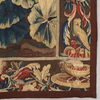 A tapestry, "Verdure", tapestry weave, ca 301 x 254 cm, France 18th century.