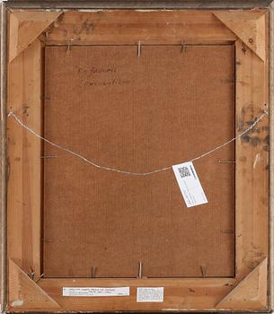 EMIL ÅBERG, olja på pannå, signerad.