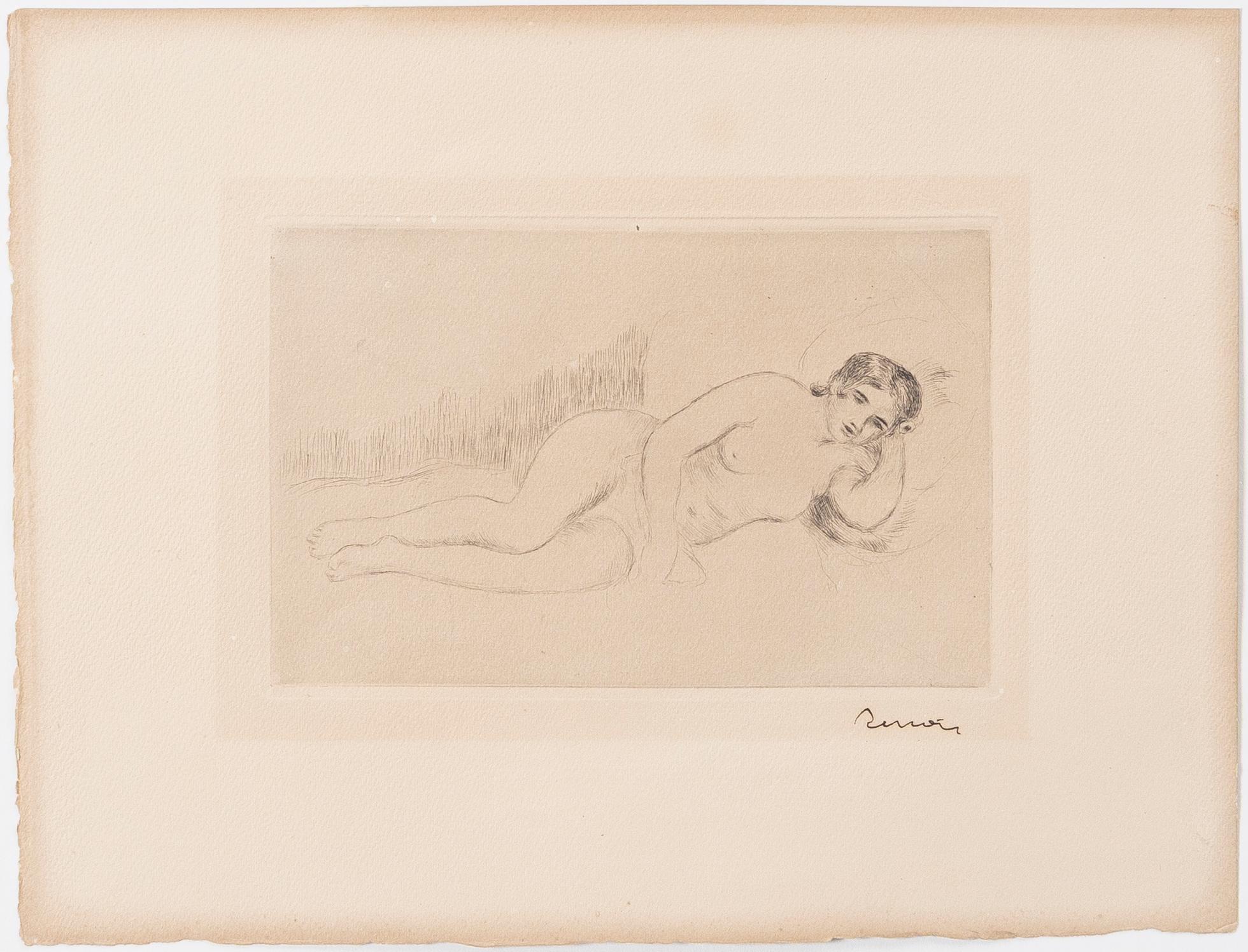 Pierre-Auguste Renoir, "Femme nue couchée".