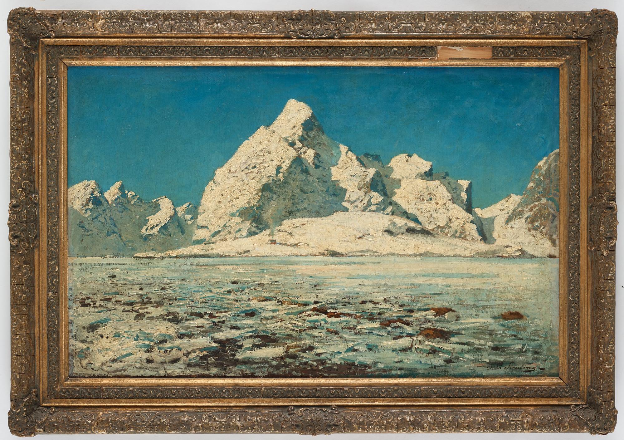 Otto Sinding, Scene from Lofoten.