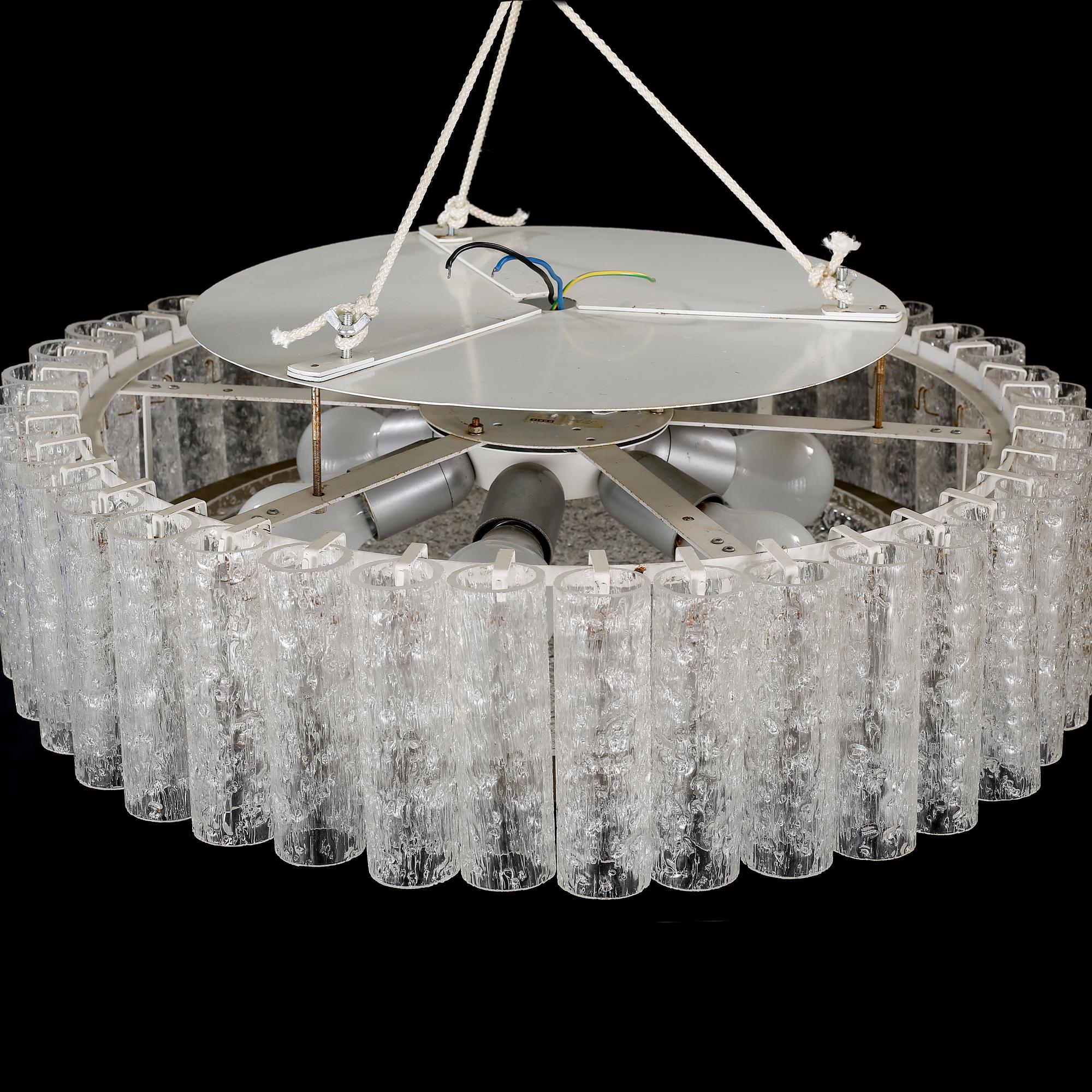 A 1960/70s ceiling lamp by Doria Lichtenwerken. Height approx 20 cm.