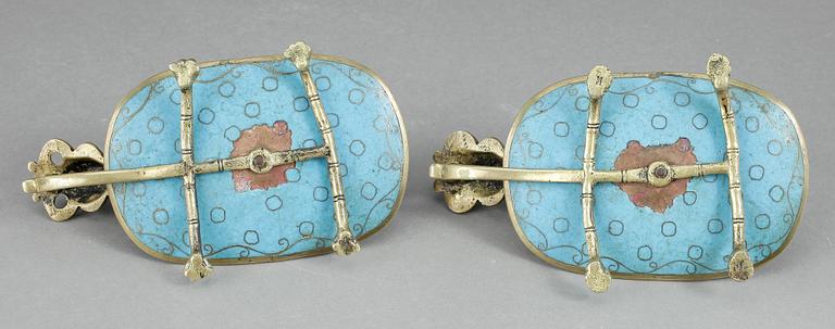 NATTLJUSSTAKAR, ett par, Kina, 1800-tal.