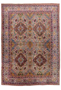 A semi-antique Kerman carpet, ca  402 x 291 cm.