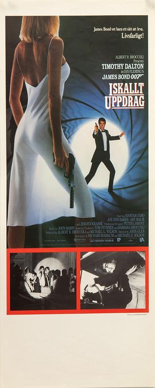Filmaffischer, 3 st, James Bond.