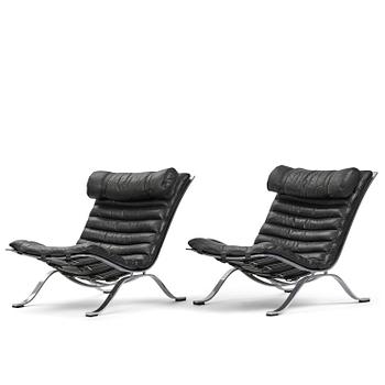 107. Arne Norell, a pair of "Ari" easy chairs, Norell Möbel, Aneby, 1960s-70s.