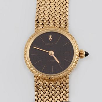 DAMARMBANDSUR, 18K guld, Corum. Vikt 45,7 gram.