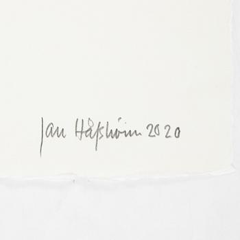 Jan Håfström, etching in colours, 2020, signed 45/50.