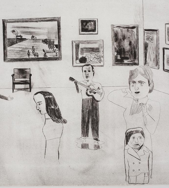 Jockum Nordström, lithograph, 1999, signed 11/140.