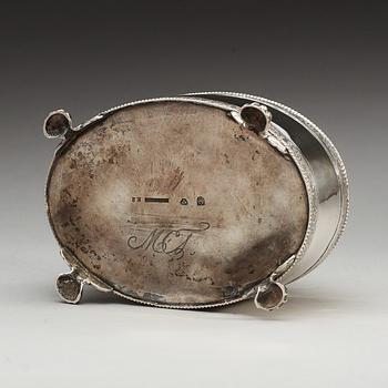 SOCKERSKRIN, av Nils Tornberg, Linköping, 1792. Gustavianskt.