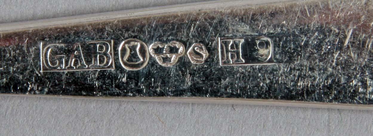 BESTICK, silver, 56 delar, "Ambassad", GAB.