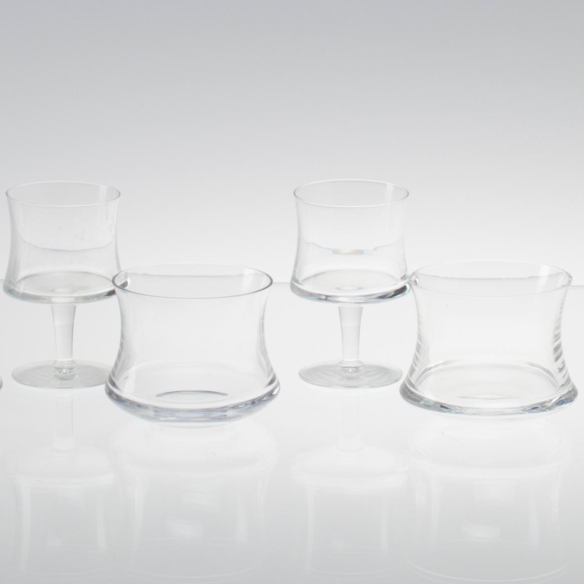 DRICKSGLAS, 6+6 "Romantica" design Tapio Wirkkala, Iittala.