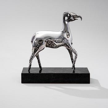 BJÖRN WECKSTRÖM, SCULPTURE. Hydraulic horse. Lapponia, signed BW, 1981. Numbered 14/25.