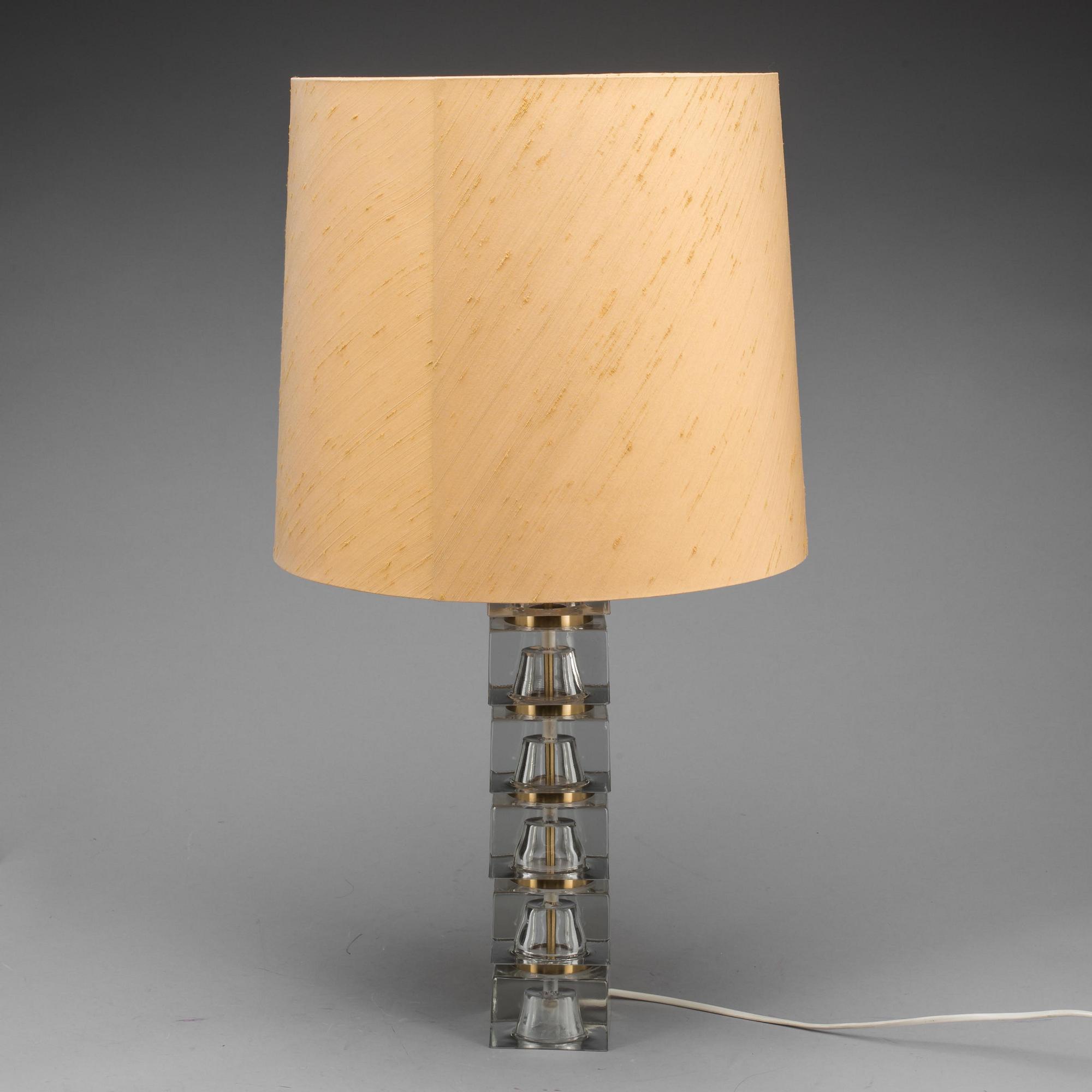 BORDSLAMPA, Carl Fagerlund, Orrefors, 1900-talets andra hälft.