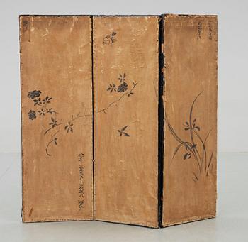 VIKSKÄRM, Kina, 1800/1900-tal.