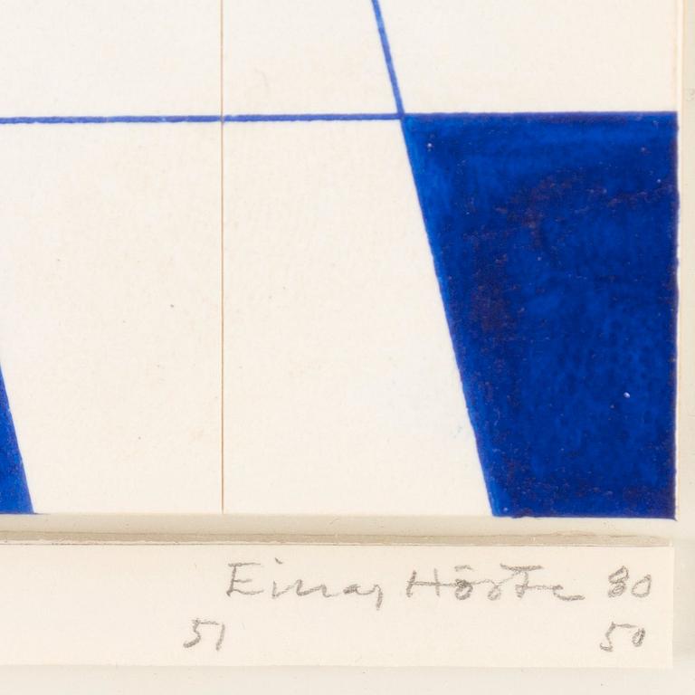 Einar Höste, 8 delar ur "Ändlös vägg".