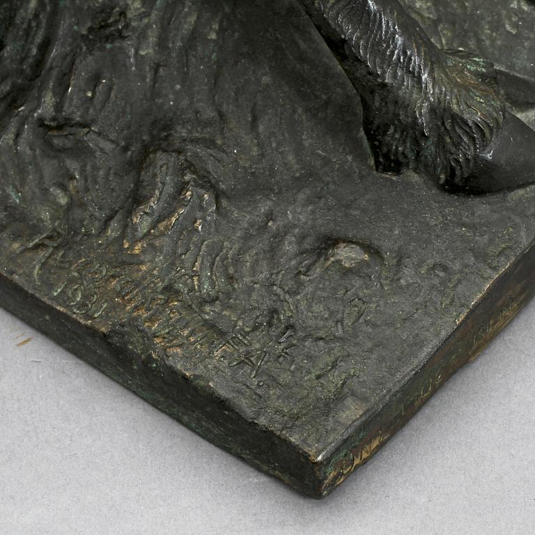 SKULPTUR, brons, otydl sign o dat 1931.