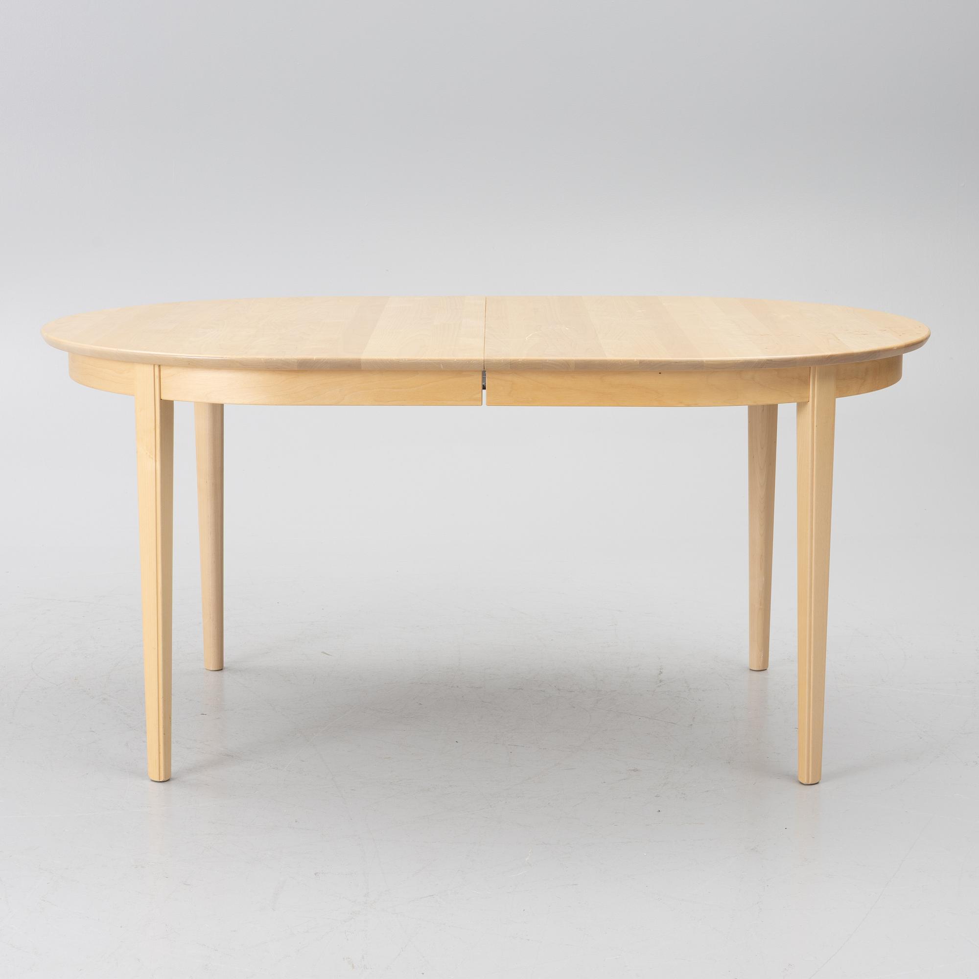 Carl Malmsten, Dining set, 6 pieces, “Vardags”, Stolab, 2002–13.
