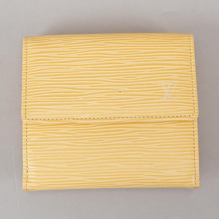 Louis Vuitton, 'Verseau Vanilla Epi leather bag' and wallet.