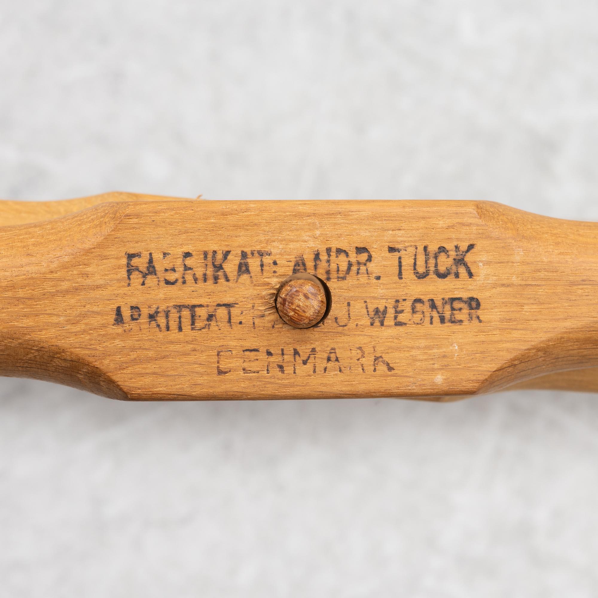 Hans J. Wegner, brickbord, modell PP35, Andreas Tuck, Danmark, 1900-talets mitt.