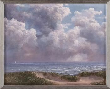 ANDERS EMGÅRD, olja på duk, signerad -83.