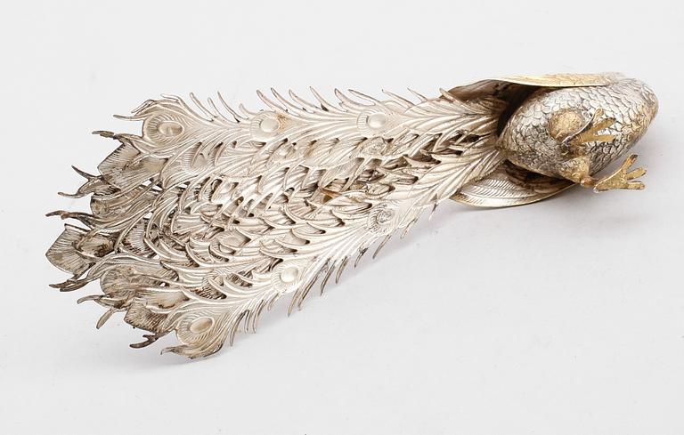 FIGUR, silver, 1900-talets mitt. Vikt ca 169 gram.