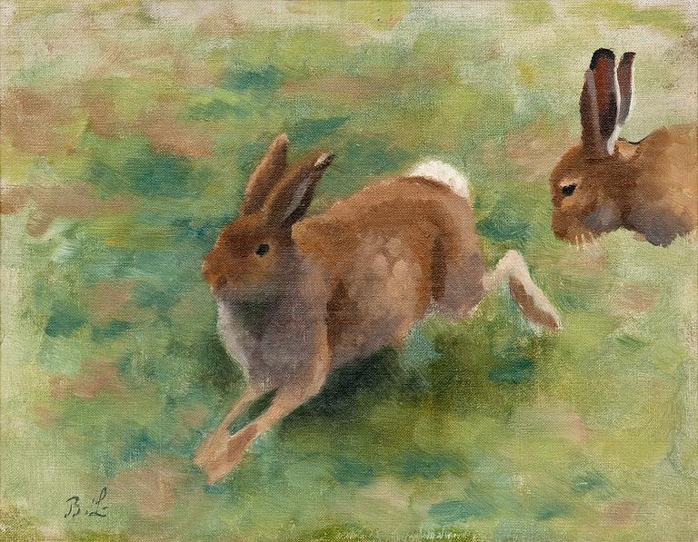 Bruno Liljefors, SUMMER HARES.