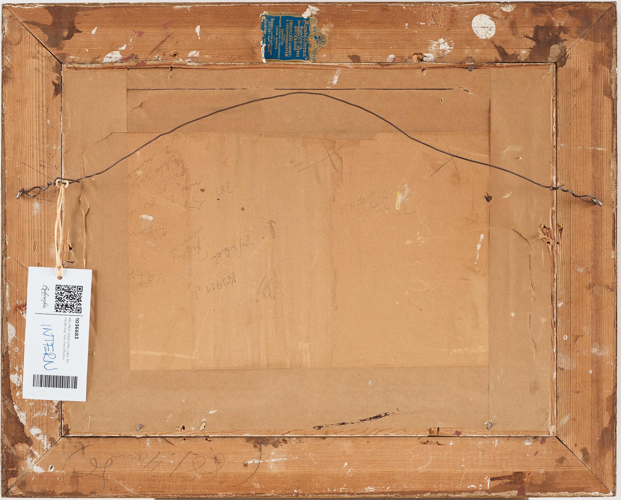 Helmer Osslund, View over Kastellholmen and Djurgården from Södermalm, Stockholm.