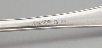 BESTICK, 23 delar, silver, A G Dufva, Stockholm, bl.a. 1913, vikt 986 gram.