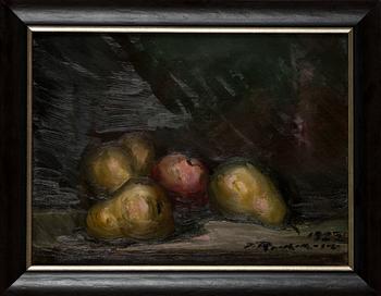 Jalmari Ruokokoski, Stilleben med pärön och äpple.