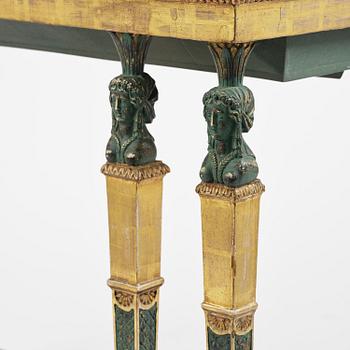 Konsolbord, Stockholmsarbete, omkring år 1800, Sengustavianskt.