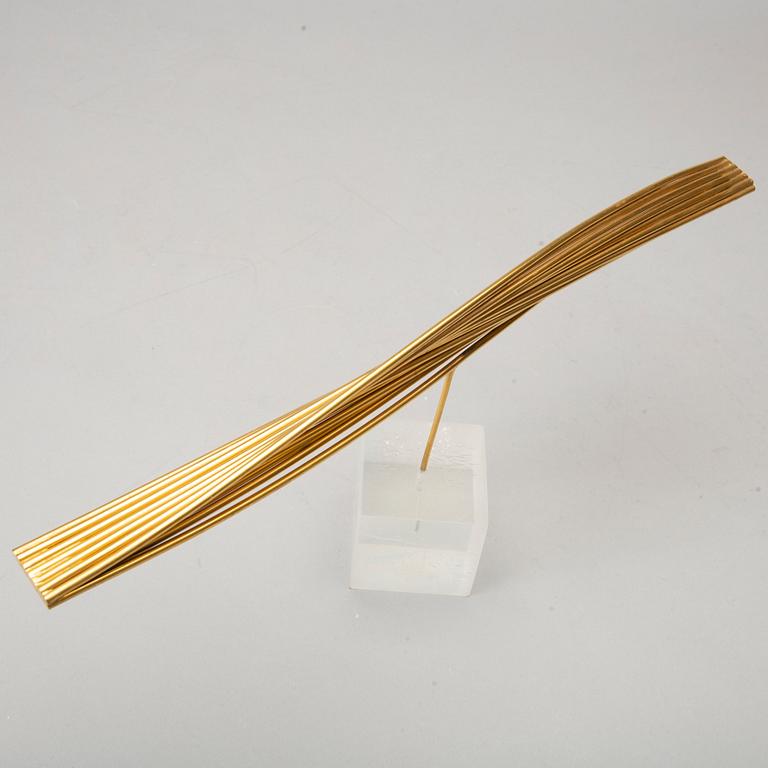 ARNE JONES, scculpture, brass signed 70, Insignificant number, possibly 2/4.